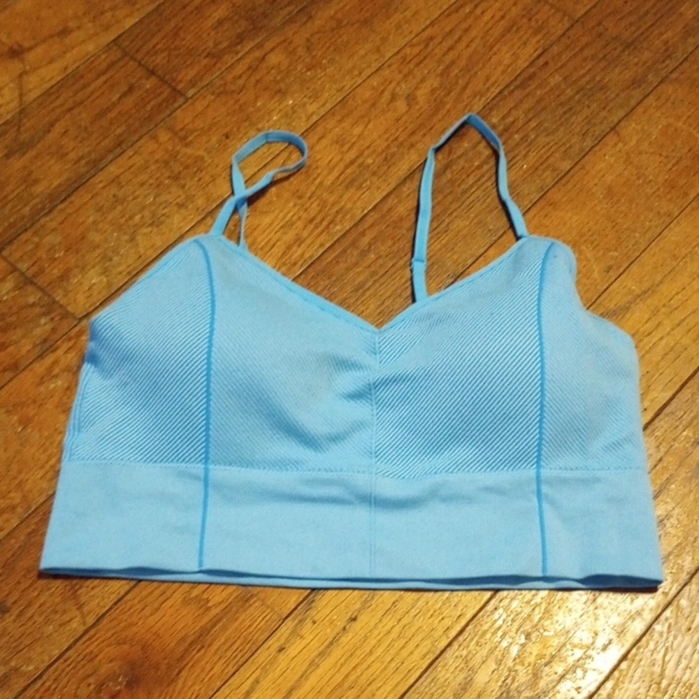No Boundaries Blue Bra with Adjustable Straps